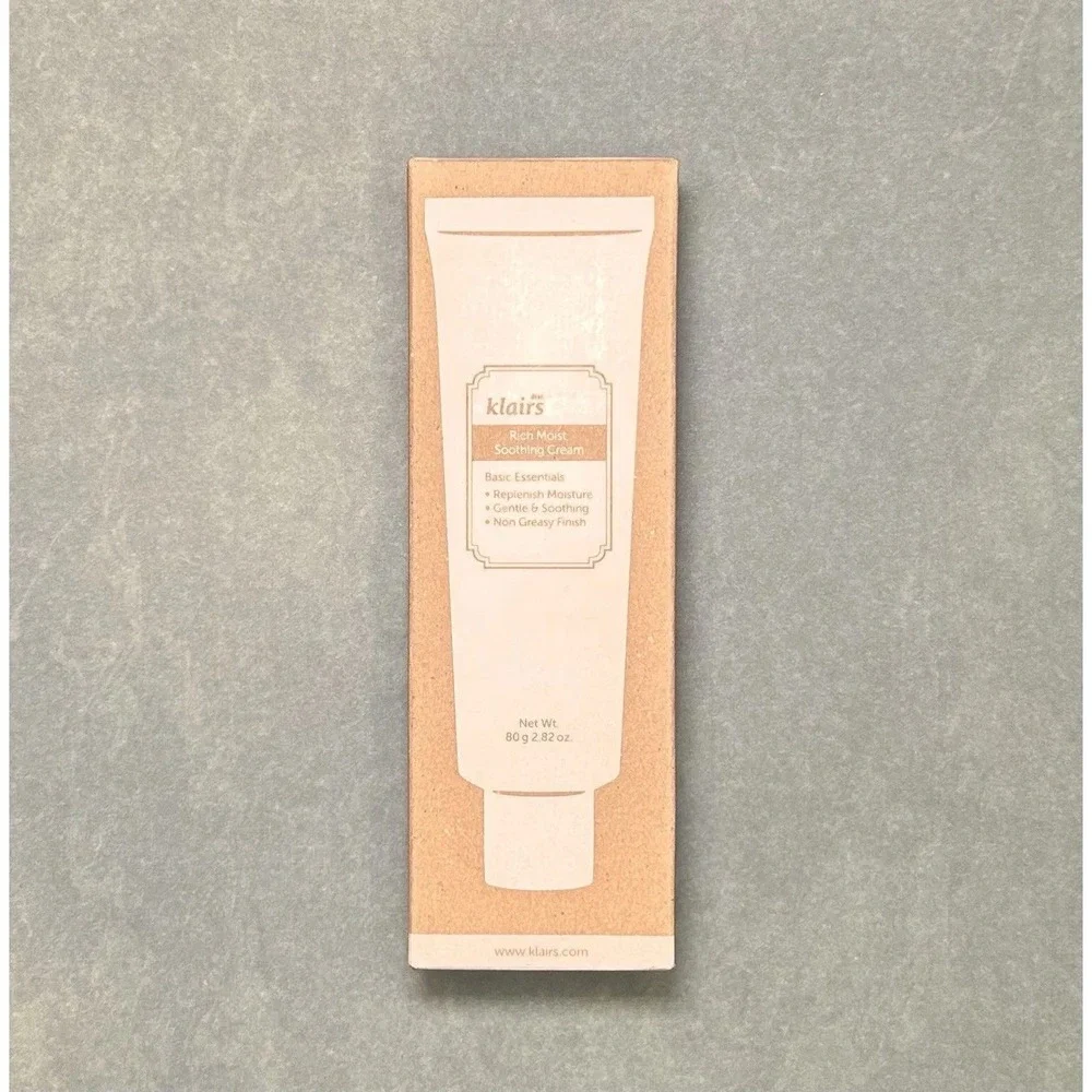 New Dear Klairs Rich Moist Soothing Cream 2.82 oz Korean Ceremide Moisturizer